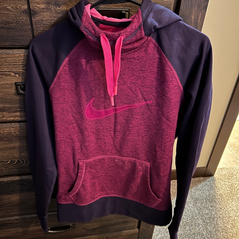 Nike Therma-Fit Pink and Purple Hoodie